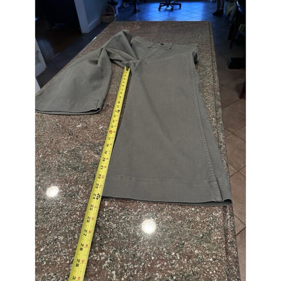 Madewell Women's Pants Size 26 Khaki Wide Leg Cropped Highrise Style#j8985 - Picture 6 of 9